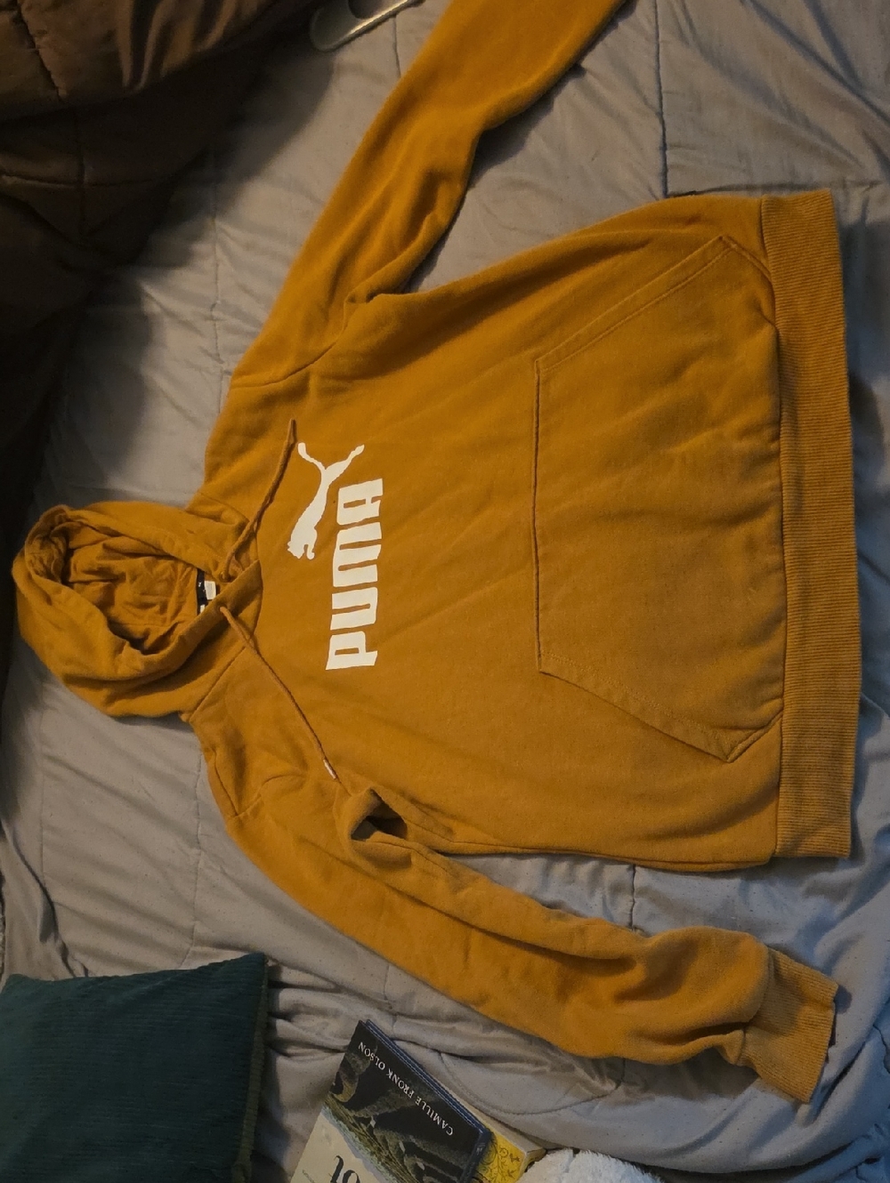 Puma Womens Hoodie with White Logo